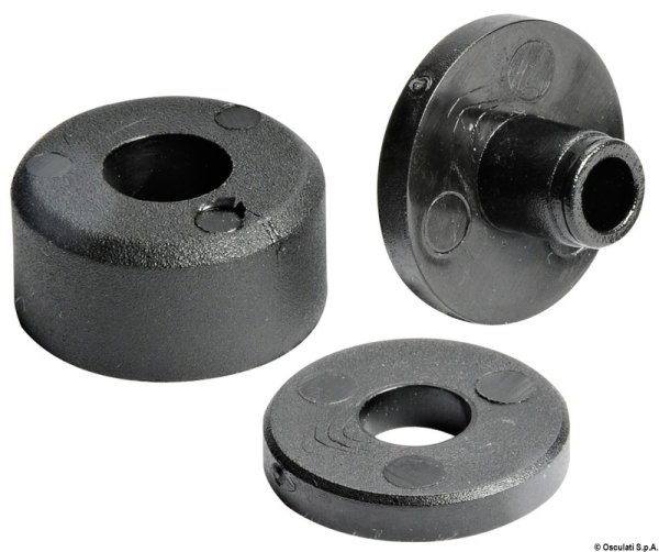 Distanziale fermavetro nero conf. 100 pz. a+b+c - 37.350.02